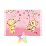 Настольное покрытие для лепки А4, МИШКИ И ВЕСНА 