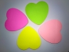 Стикер сердечко 5 цветов