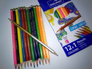 Карандаши 12+1цв Dolphin