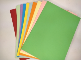 Картон 10 цветов А4 пачка 100л 