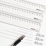 линейка прозрачная 30см 