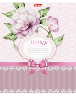 Тетрадь 48л А5ф клетка на скобе блёстки (дизайн может отличаться)