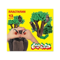 Пластилин Каляка-Маляка 12 цв