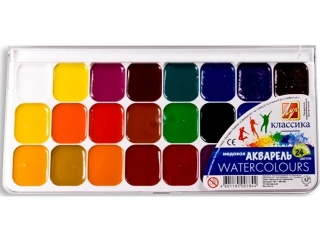 Акварельные краски Луч 24 цв. Классика без кисти