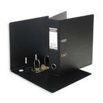 Папка-регистратор (Бокс-файл) А4 с двухсторонним покрытием из ПВХ, 70 мм (Черный)