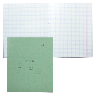 Тетрадь 12 л. зелёная обложка «Архбум», офсет, клетка с полями
