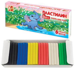 Пластилин "Луч Zoo" 6 цветов