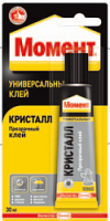 Клей ''Момент Кристалл'' прозрачный полиуретановый, водостойкий 30 мл на единичном блистере