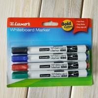 Маркер для доски 4 цв 650 luxor