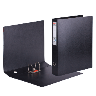 Папка-регистратор HERLITZ А3 вертикальная, прочный фиброкартон, 75мм, черная