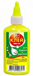Клей ПВА-М, 85гр. ТМ"Луч"