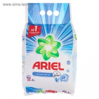 Порошок стиральный Ariel автомат Lenor эффект "Воздушная свежесть", 3 кг