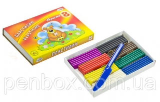 Пластилин Гамма "Мультики" 8 цветов