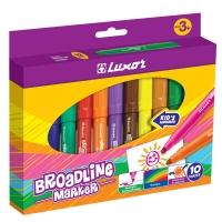 Фломастер - 10 цв LUXOR