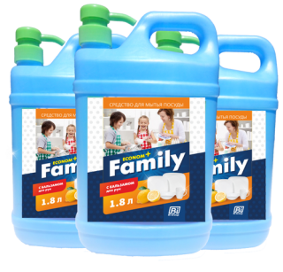 Средство для посуды Family 1,8л