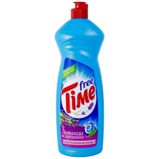 Моющее средство free «Time» для посуды Лаванда и витамин 1л