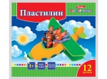 Пластилин 12цв Ушастики