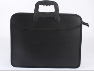 Портфель черный на кнопке