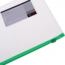 Папка конверт на молнии USIGN (5 размеров,Зеленый)
